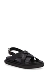 Alohas Trunca Strappy Slingback Sandal In Black