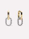 Ana Luisa Double Hoop Earrings In Two-tone