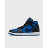 Nike Jordan Air Retro 1 Mid Casual Shoes In Schwarz