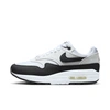 Nike Air Max 1 Leather Low-top Trainers In Weiss