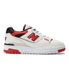 New Balance ‘550' Leather Low Top Lace Up Sneakers In Weiss