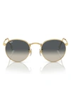 Ray Ban Legend Collection 47mm Round Sunglasses In Grey Flash