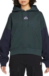 Nike Women's  Acg Therma-fit "tuff Knit" Fleece Hoodie In Green