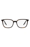 RAY BAN 54MM SQUARE OPTICAL GLASSES