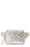 MZ WALLACE MADISON QUILTED SEQUIN BELT BAG