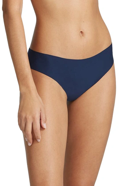 Commando Women's Butter Thong Panty In Navy