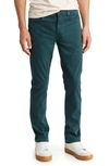 7 For All Mankind Slimmy Luxe Performance Plus Slim Fit Pants In Hunter Green