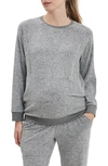Nom Maternity Nursing Sweatshirt In Grey