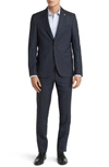 TED BAKER ROGER EXTRA SLIM FIT DECO CHECK WOOL SUIT