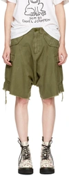 R13 Green Cargo Culottes