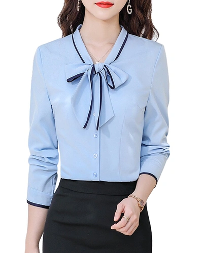 Bossy Chic Shirt In Blue