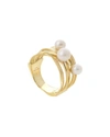 MARCO BICEGO MARRAKECH ONDE 18K 5-6MM PEARL RING