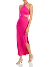 FORE WOMENS OPEN BACK FITTED MAXI DRESS