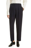 THE ROW CORBY LOOSE WOOL ANKLE PANTS