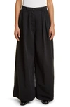 THE ROW CRISELLE PLEATED WIDE LEG JEANS