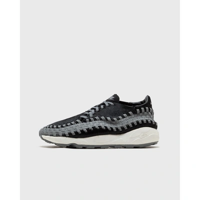 Nike Air Footscape Grosgrain-trimmed Calf Hair Sneakers In Schwarz