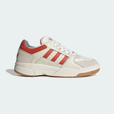 Adidas Originals White Torsion Tennis Low Sneakers In Weiss