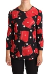 Dolce & Gabbana Blouses In Black And Red