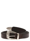 ALBERTO LUTI ALBERTO LUTI DARK BROWN BELT