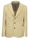 BRUNELLO CUCINELLI BRUNELLO CUCINELLI CAMEL JACKET WITH PATCH POCKETS