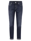 BRUNELLO CUCINELLI BRUNELLO CUCINELLI FIVE POCKET SLIM FIT TROUSERS IN COMFORT DENIM