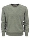 BRUNELLO CUCINELLI BRUNELLO CUCINELLI PURE CASHMERE CREW NECK SWEATER