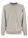 BRUNELLO CUCINELLI BRUNELLO CUCINELLI PURE CASHMERE CREW NECK SWEATER