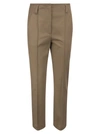 BRUNELLO CUCINELLI BRUNELLO CUCINELLI STRETCH COTTON COVER UP WIDE CORSET TROUSERS WITH NECKLACE