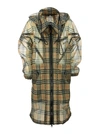 BURBERRY BURBERRY COWBIT VINTAGE CHECK MESH TRENCH