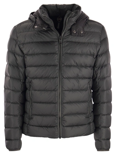 Colmar E-concrete - Down Jacket With Detachable Hood In Anthracite
