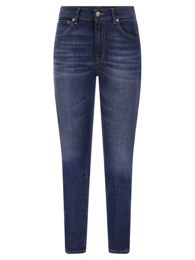 Dondup Daila - Organic Stretch Denim Jeans In Navy