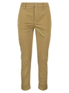 DONDUP DONDUP ERIN SLIM COTTON TROUSERS