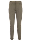 DONDUP DONDUP GAUBERT SLIM FIT GABARDINE TROUSERS