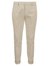 Dondup Trousers Back Pockets Belt Loops Side Pockets