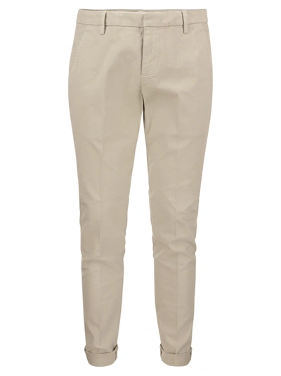 DONDUP DONDUP GAUBERT SLIM FIT GABARDINE TROUSERS