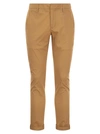 Dondup Men's Gaubert - Slim-fit Trousers In Brown