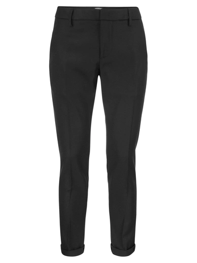 Dondup Gaubert - Slim Fit Trousers In Wool In Grey