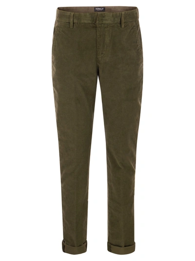 Dondup Gaubert - Slim Milleraies Trousers In Military Green