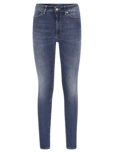 Dondup Iris - Jeans Skinny Fit In Denim Blue