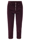Dondup Koons Loose-fitting Velvet Trousers