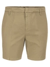 DONDUP DONDUP MANHEIM COTTON BLEND SHORTS