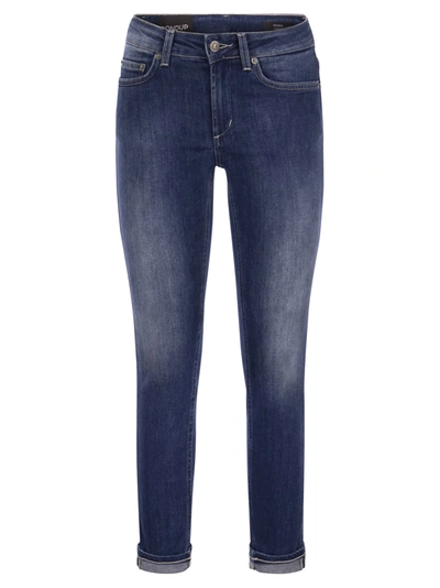 Dondup Iris - Jeans Skinny Fit In Medium Denim