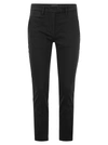 DONDUP DONDUP PERFECT SLIM FIT COTTON GABARDINE TROUSERS