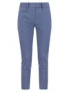 DONDUP DONDUP PERFECT SLIM FIT COTTON GABARDINE TROUSERS