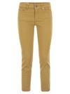 DONDUP DONDUP ROSE CROPPED STRETCH COTTON TROUSERS