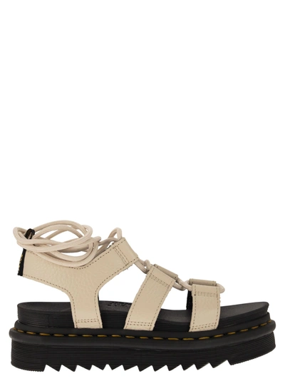 Dr. Martens' Dr. Martens Woman Sandals Beige Size 9 Leather In White