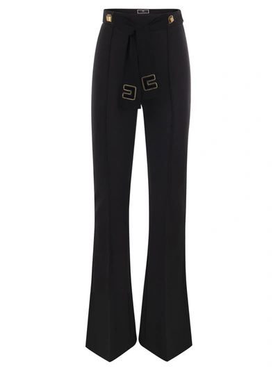 Elisabetta Franchi Trousers In Black