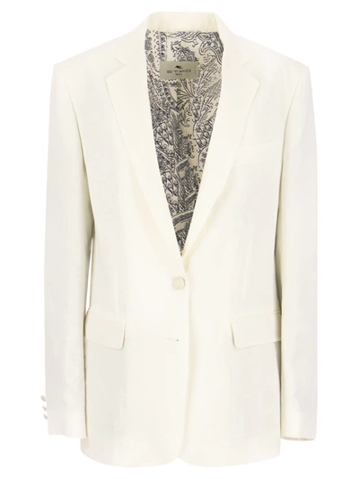 Etro Jacket In White