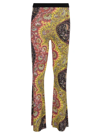 ETRO ETRO TROUSERS WITH SINUOUS PAISLEY PATTERN