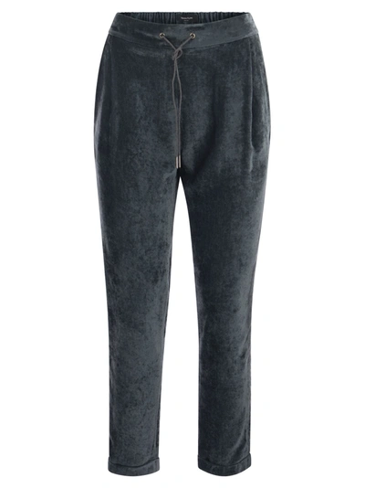 Fabiana Filippi Women's Viscose Trousers With Elastic In Green